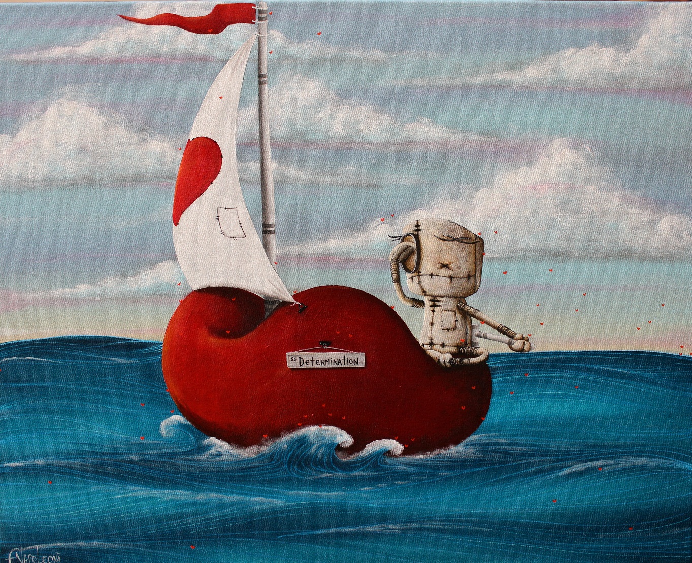 Fabio Napoleoni Will Never Stop Looking (AP) Canvas